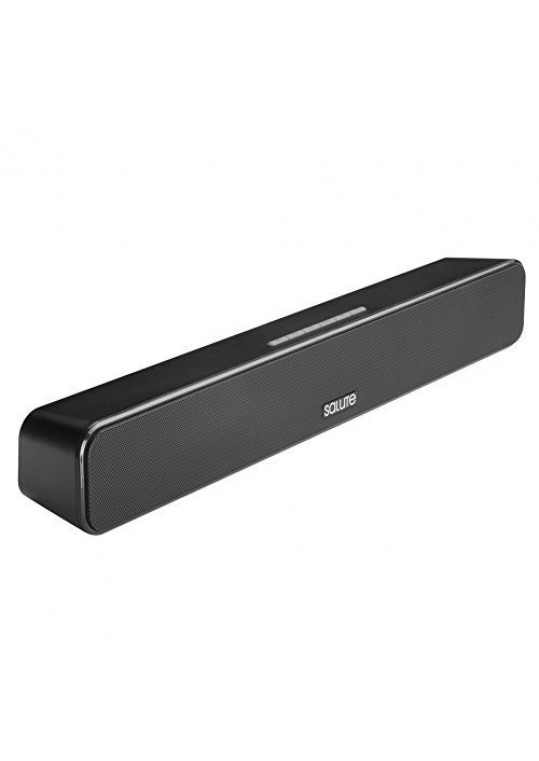 Salute 18-Inch 2.0 Channel Wireless Stereo Bluetooth Mini Sound Bar Speakers with Remote Control